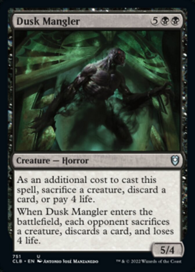 Dusk Mangler [Commander Legends: Battle for Baldur's Gate] | The Gaming-Verse