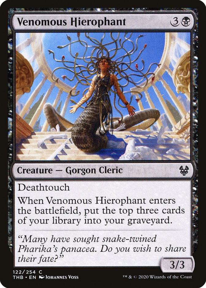 Venomous Hierophant [Theros Beyond Death] | The Gaming-Verse