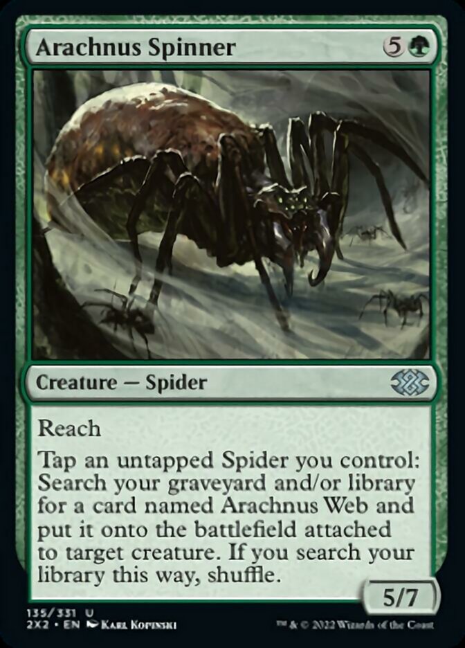 Arachnus Spinner [Double Masters 2022] | The Gaming-Verse