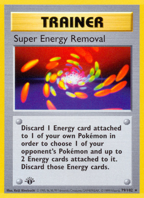 Super Energy Removal (79/102) (Shadowless) [Base Set 1st Edition] | The Gaming-Verse