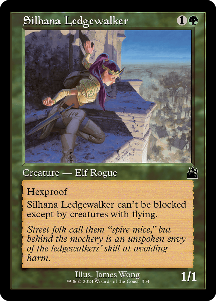 Silhana Ledgewalker (Retro Frame) [Ravnica Remastered] | The Gaming-Verse