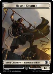 Food (09) // Human Soldier (02) Double-Sided Token [The Lord of the Rings: Tales of Middle-Earth Tokens] | The Gaming-Verse