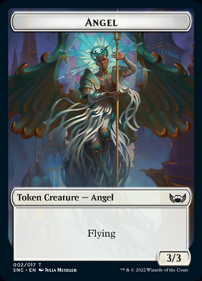 Cat // Angel Double-sided Token [Streets of New Capenna Tokens] | The Gaming-Verse