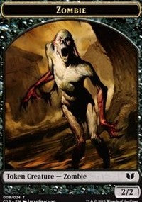 Zombie // Spirit (022) Double-Sided Token [Commander 2015 Tokens] | The Gaming-Verse