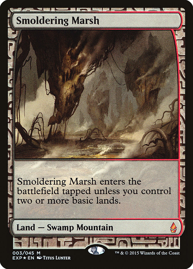 Smoldering Marsh [Zendikar Expeditions] | The Gaming-Verse