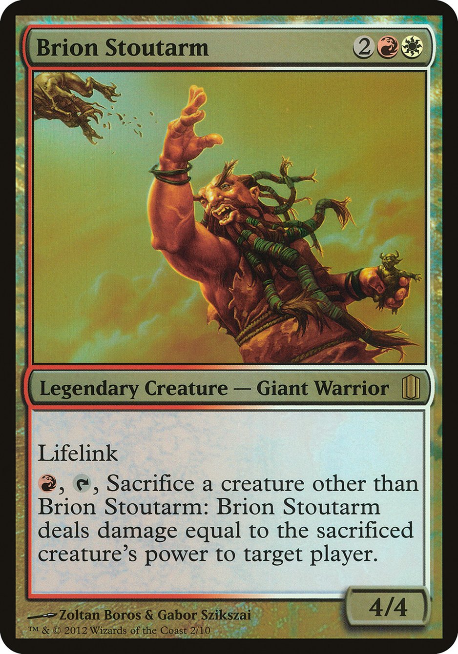 Brion Stoutarm (Commander's Arsenal) [Commander's Arsenal Oversized] | The Gaming-Verse