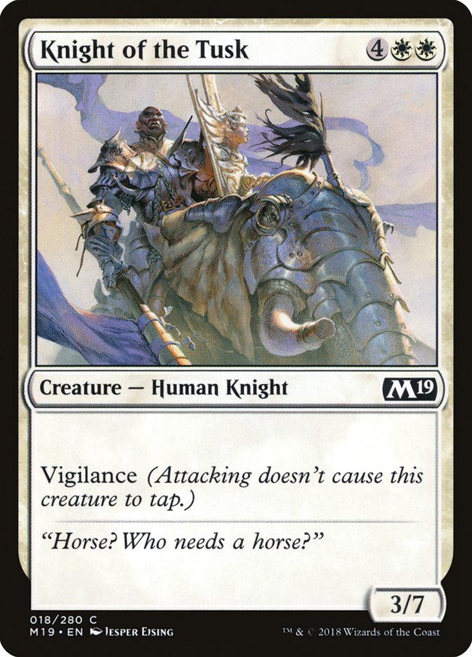 Knight of the Tusk [Core Set 2019] | The Gaming-Verse