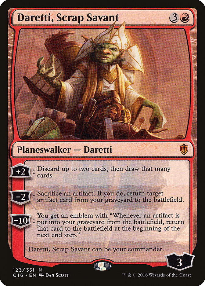 Daretti, Scrap Savant [Commander 2016] | The Gaming-Verse