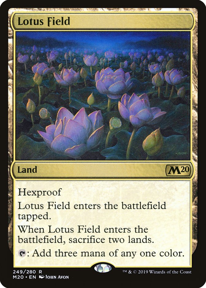 Lotus Field [Core Set 2020] | The Gaming-Verse