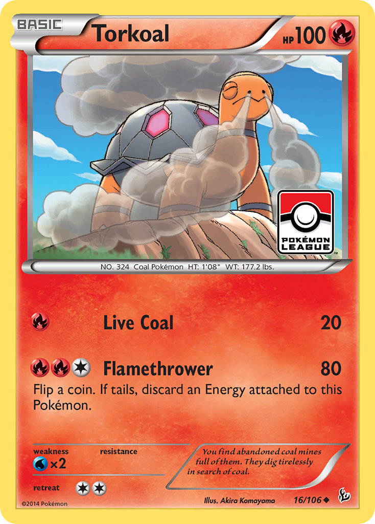 Torkoal (16/106) [XY: Flashfire] | The Gaming-Verse