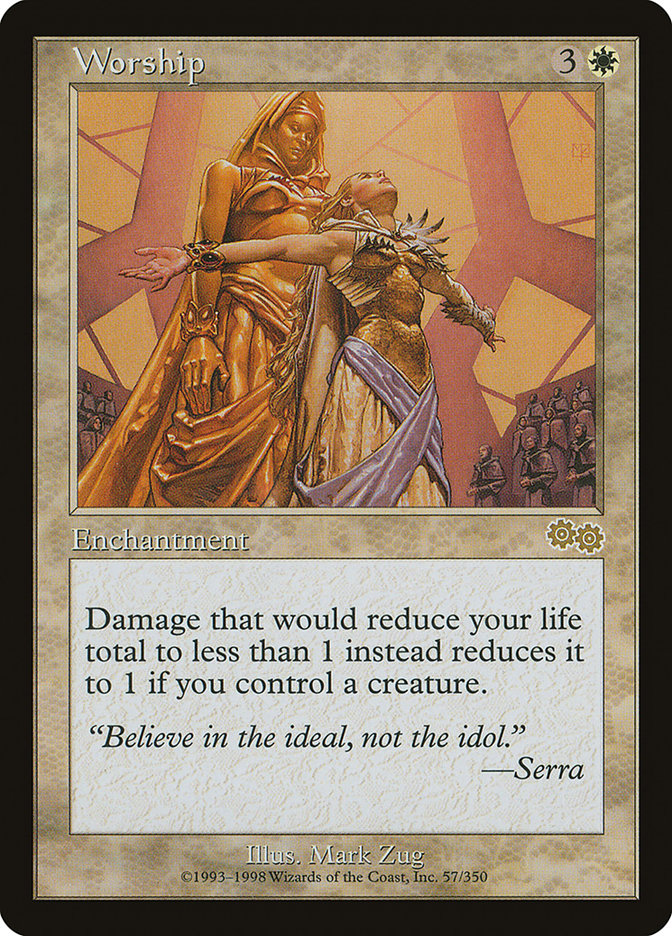 Worship [Urza's Saga] | The Gaming-Verse