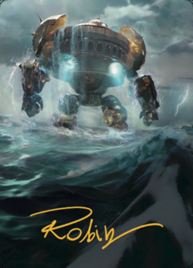 Island Art Card (Gold-Stamped Signature) [The Brothers' War Art Series] | The Gaming-Verse