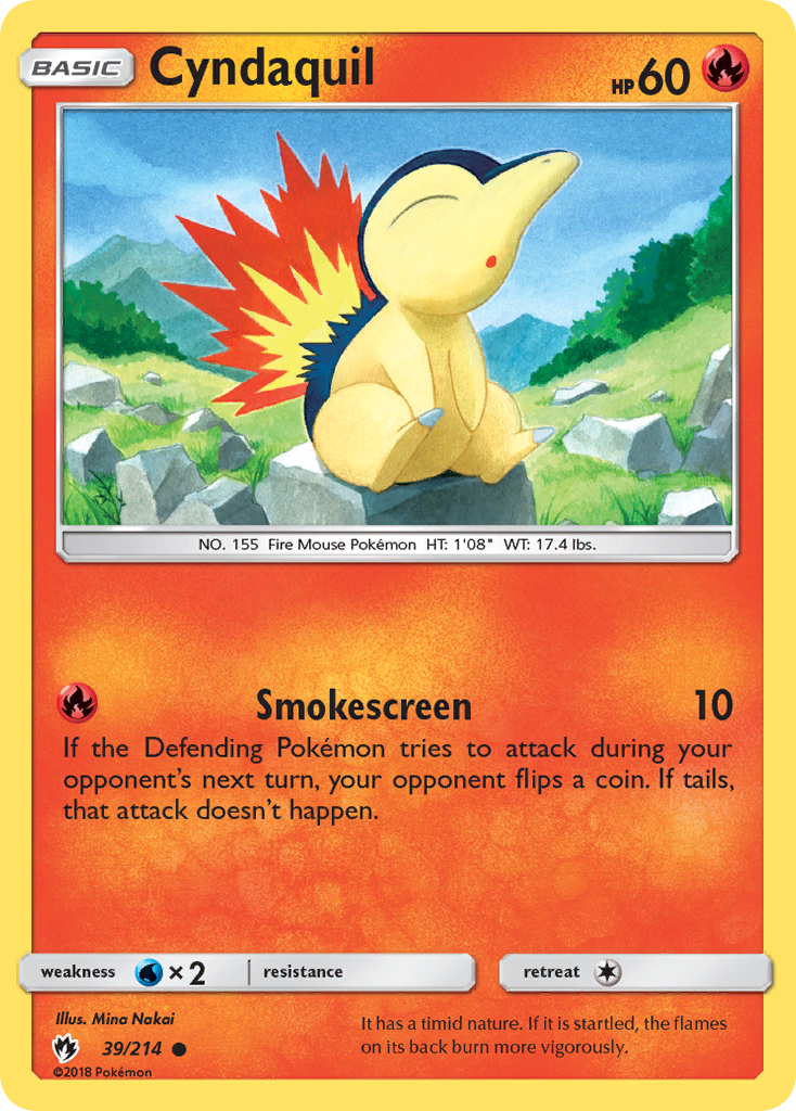 Cyndaquil (39/214) [Sun & Moon: Lost Thunder] | The Gaming-Verse