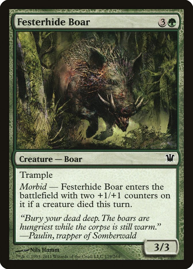 Festerhide Boar [Innistrad] | The Gaming-Verse