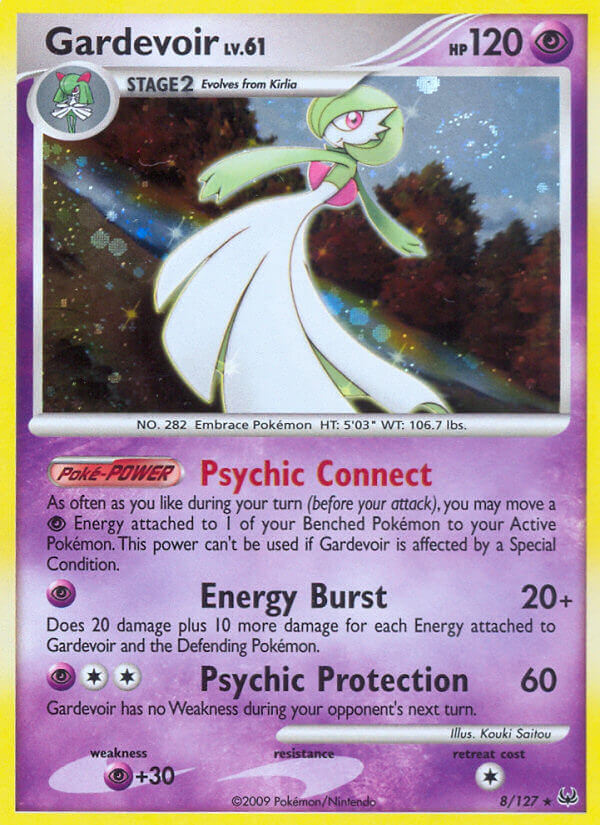 Gardevoir (8/127) (Theme Deck Exclusive) [Platinum: Base Set] | The Gaming-Verse