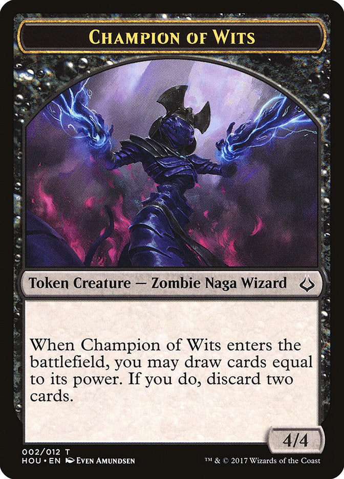 Champion of Wits Token [Hour of Devastation Tokens] | The Gaming-Verse