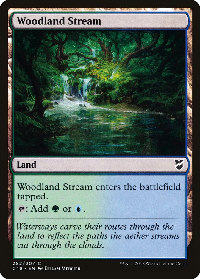 Woodland Stream [Commander 2018] | The Gaming-Verse