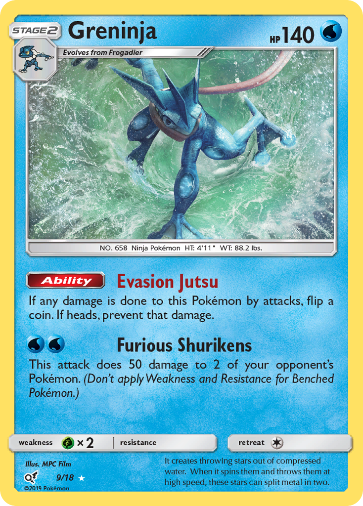 Greninja (9/18) [Sun & Moon: Detective Pikachu] | The Gaming-Verse