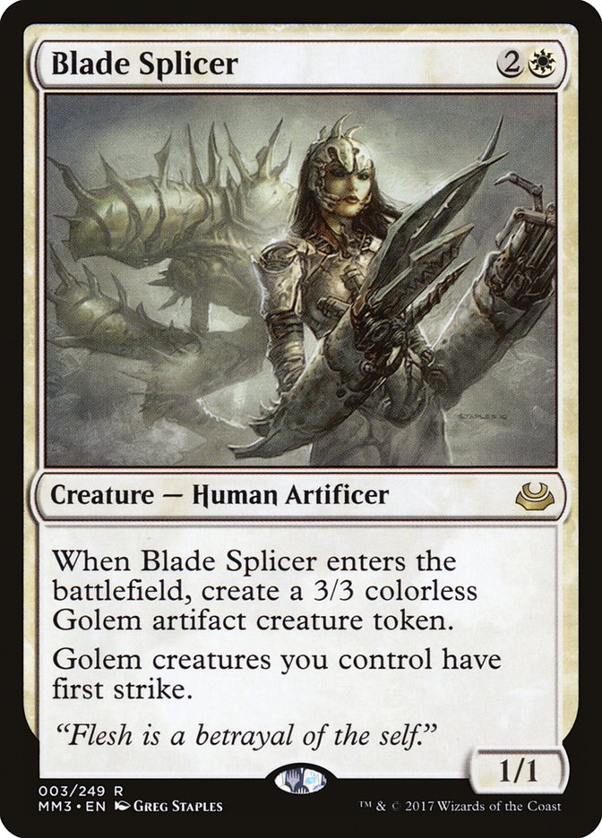 Blade Splicer [Modern Masters 2017] | The Gaming-Verse