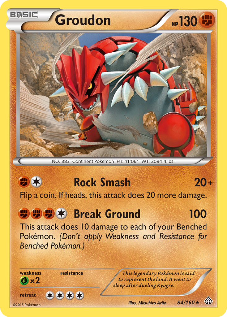 Groudon (84/160) [XY: Primal Clash] | The Gaming-Verse