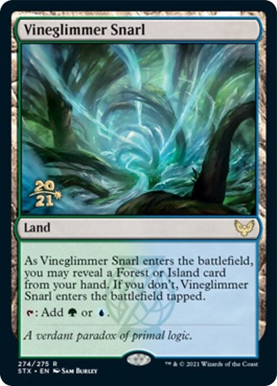 Vineglimmer Snarl [Strixhaven: School of Mages Prerelease Promos] | The Gaming-Verse