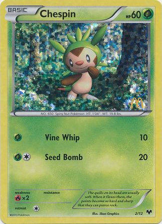 Chespin (2/12) [McDonald's Promos: 2014 Collection] | The Gaming-Verse