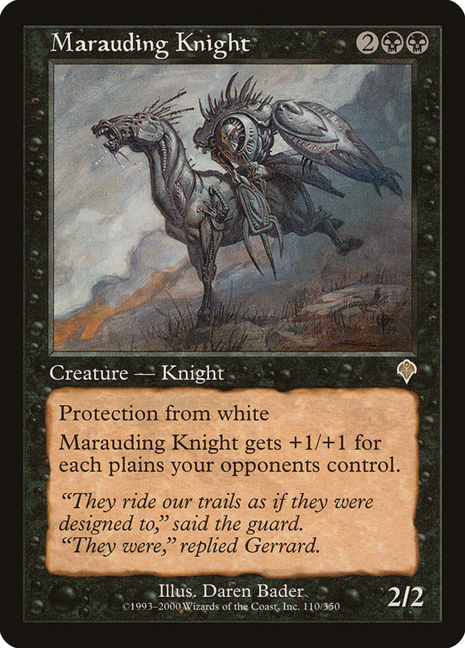 Marauding Knight [Invasion] | The Gaming-Verse