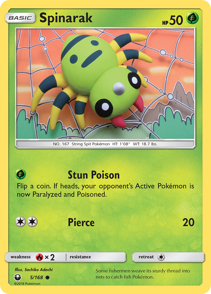 Spinarak (5/168) [Sun & Moon: Celestial Storm] | The Gaming-Verse