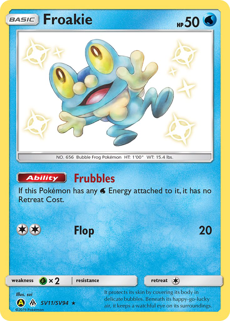 Froakie (SV11/SV94) [Sun & Moon: Hidden Fates - Shiny Vault] | The Gaming-Verse