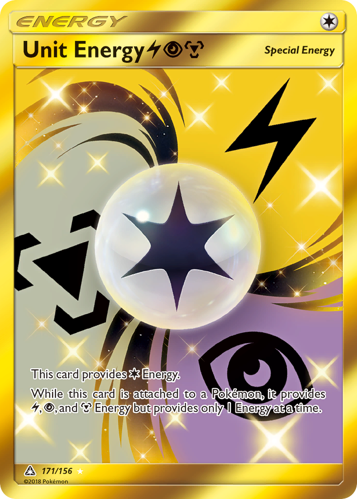 Unit Energy (171/156) (Lightning, Psychic, Metal) [Sun & Moon: Ultra Prism] | The Gaming-Verse