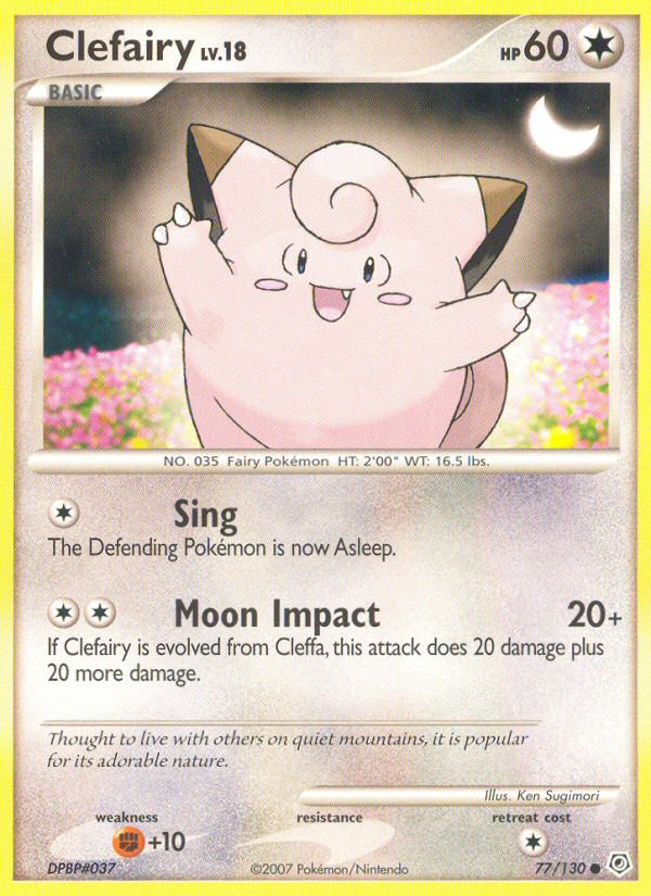 Clefairy (77/130) [Diamond & Pearl: Base Set] | The Gaming-Verse