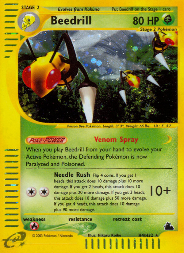 Beedrill (H4/H32) [Skyridge] | The Gaming-Verse