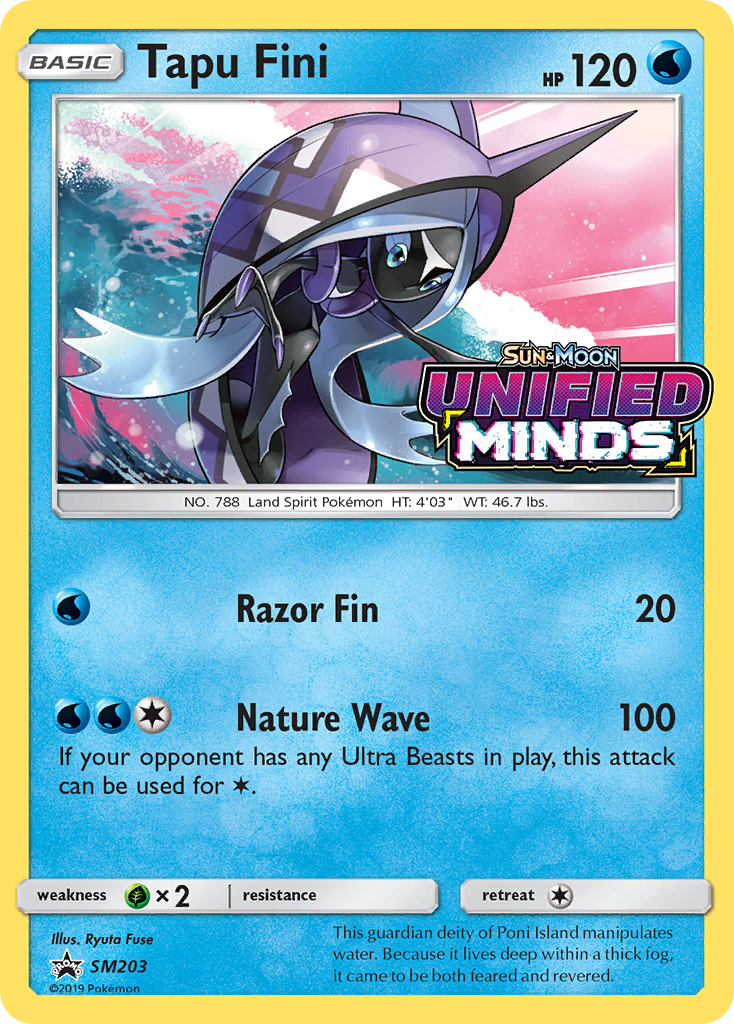 Tapu Fini (SM203) [Sun & Moon: Black Star Promos] | The Gaming-Verse