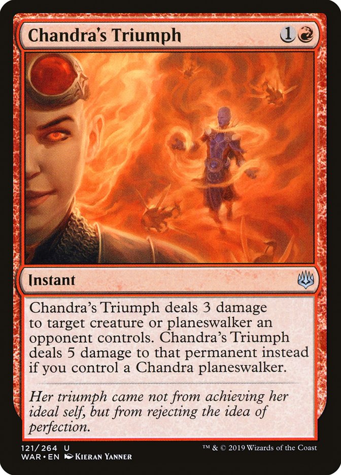 Chandra's Triumph [War of the Spark] | The Gaming-Verse