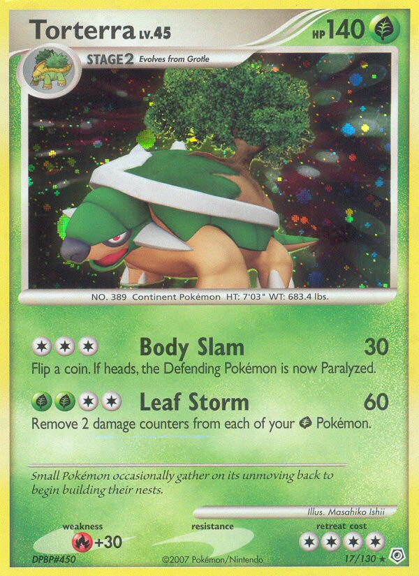 Torterra (17/130) [Diamond & Pearl: Base Set] | The Gaming-Verse