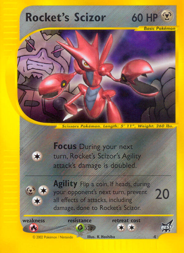 Rocket's Scizor (4) [Best of Promos] | The Gaming-Verse