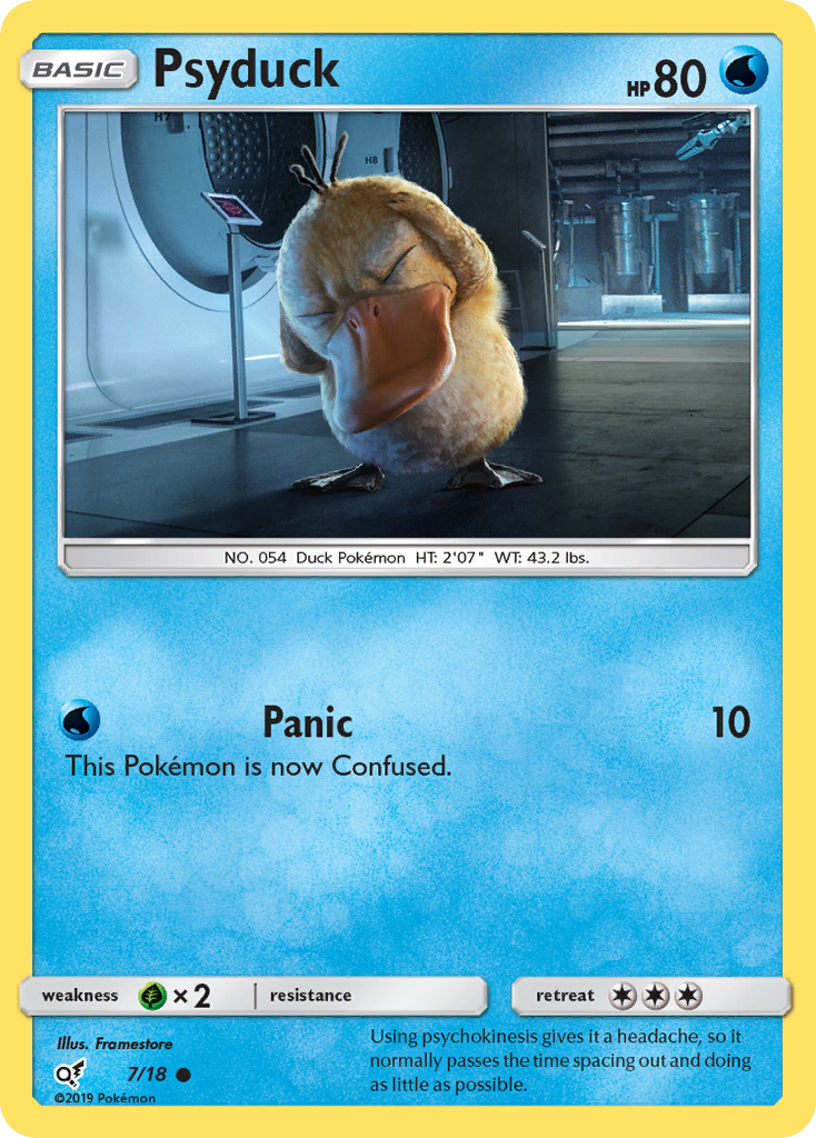 Psyduck (7/18) [Sun & Moon: Detective Pikachu] | The Gaming-Verse