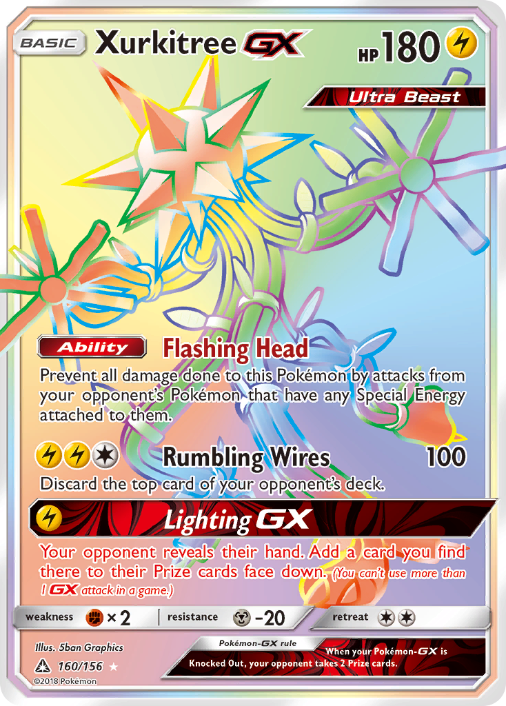 Xurkitree GX (160/156) [Sun & Moon: Ultra Prism] | The Gaming-Verse