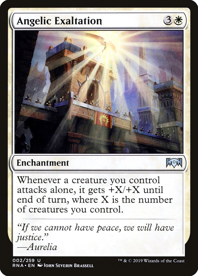 Angelic Exaltation [Ravnica Allegiance] | The Gaming-Verse