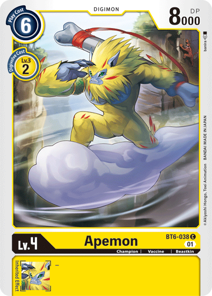 Apemon [BT6-038] [Double Diamond] | The Gaming-Verse