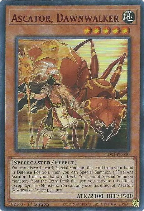 Ascator, Dawnwalker (Red) [LDS3-EN050] Ultra Rare | The Gaming-Verse