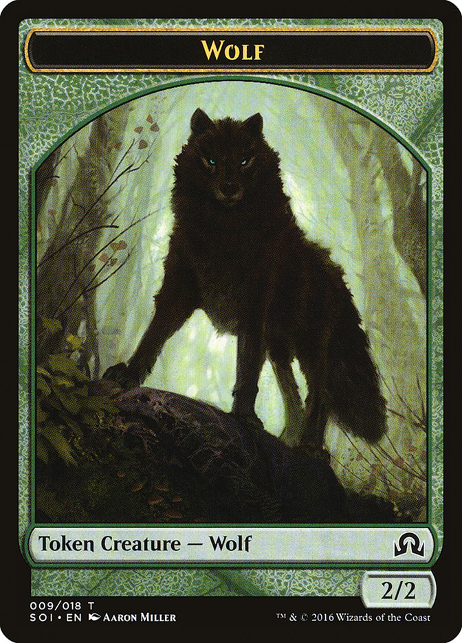 Wolf [Shadows over Innistrad Tokens] | The Gaming-Verse