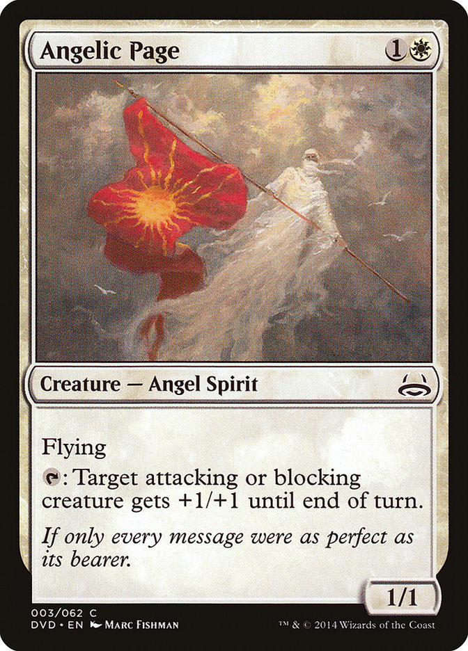 Angelic Page (Divine vs. Demonic) [Duel Decks Anthology] | The Gaming-Verse