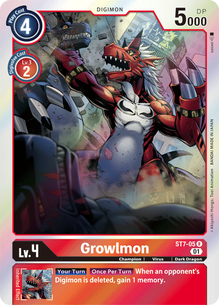 Growlmon [ST7-05] [Starter Deck: Gallantmon] | The Gaming-Verse