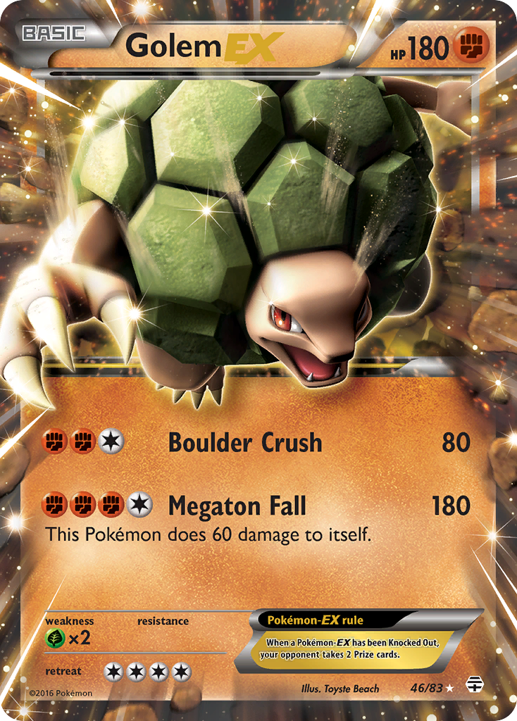 Golem EX (46/83) [XY: Generations] | The Gaming-Verse