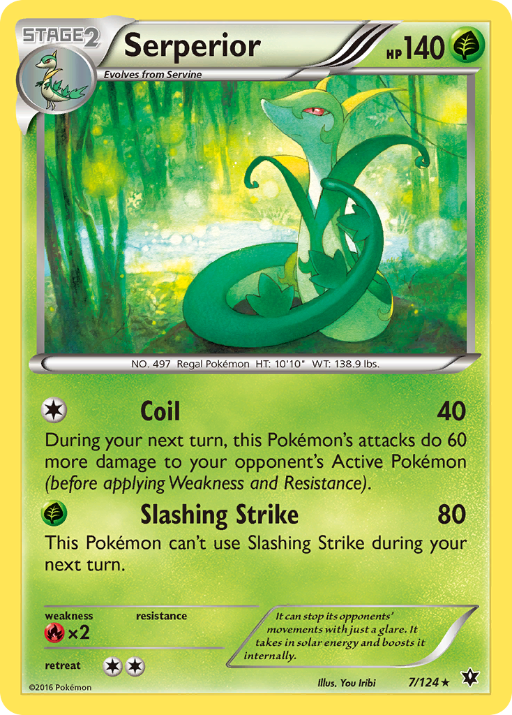 Serperior (7/124) [XY: Fates Collide] | The Gaming-Verse