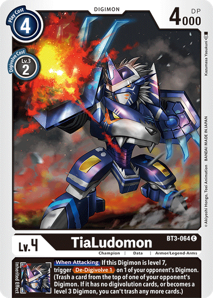 TiaLudomon [BT3-064] [Release Special Booster Ver.1.5] | The Gaming-Verse