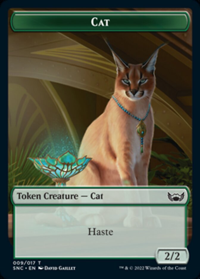 Cat // Angel Double-sided Token [Streets of New Capenna Tokens] | The Gaming-Verse