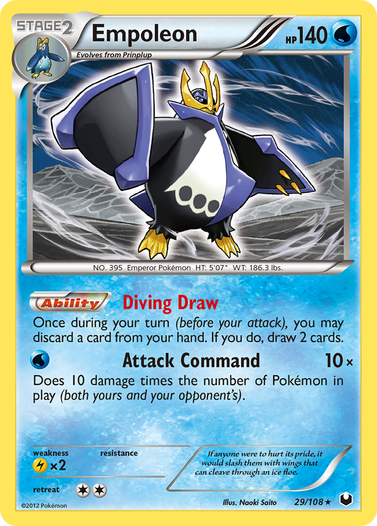 Empoleon (29/108) [Black & White: Dark Explorers] | The Gaming-Verse