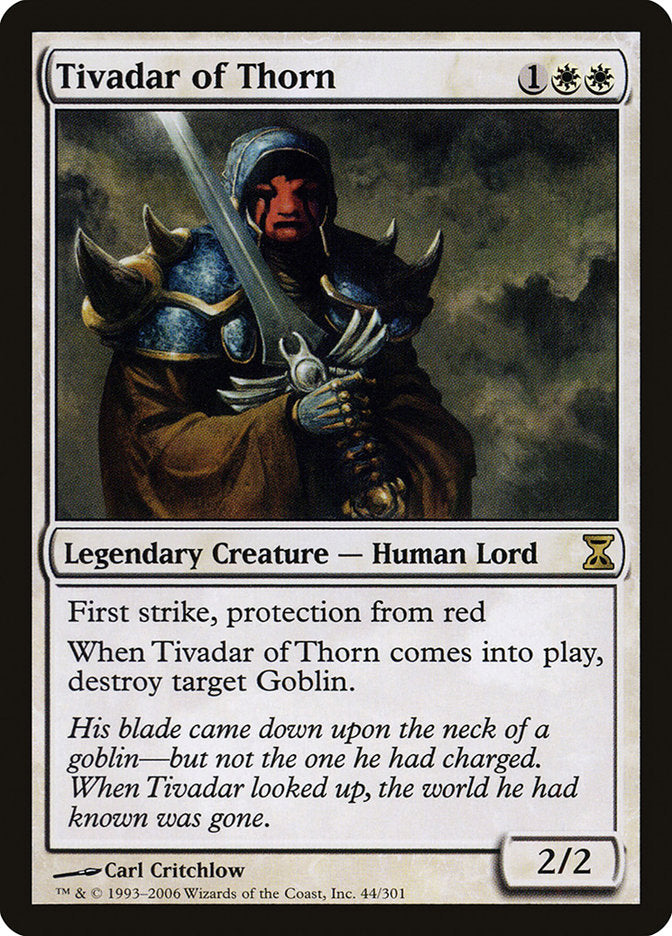 Tivadar of Thorn [Time Spiral] | The Gaming-Verse